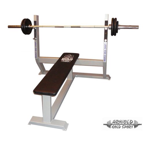 Gold's gym bench bar clearance